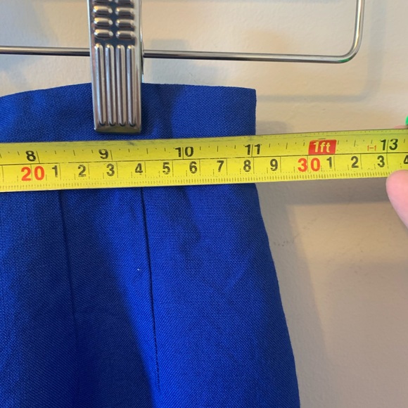 2/$18 VINTAGE / Royal blue / Pencil skirt - Picture 2 of 4